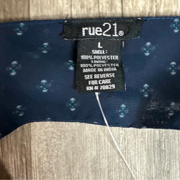 Women’s Large, Blouse, Brown And Blue, Lot Of 2 - Picture 2 of 6